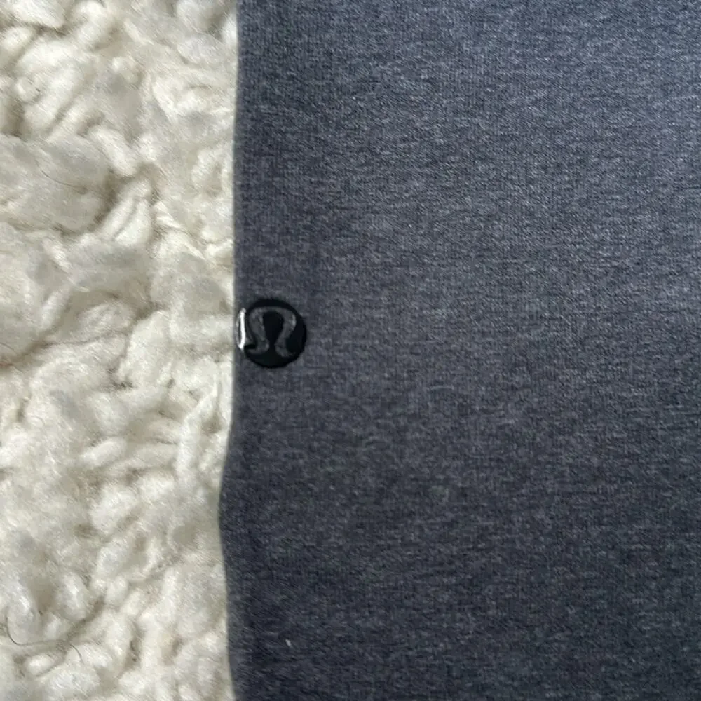 Dark Grey Lululemon High Waisted Capri Cropped Leggings Running Athletic B28